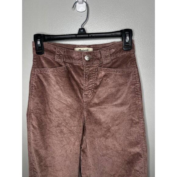 Madewell The Emmett Wide Leg Full Corduroy Pants Petite 24 - Picture 3 of 11